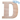 8" Symbol Board Letter D