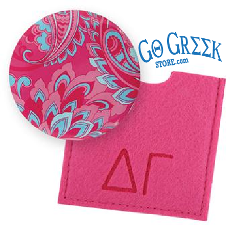 Go Greek Button Delta Gamma Button Mirror – Go Greek Store