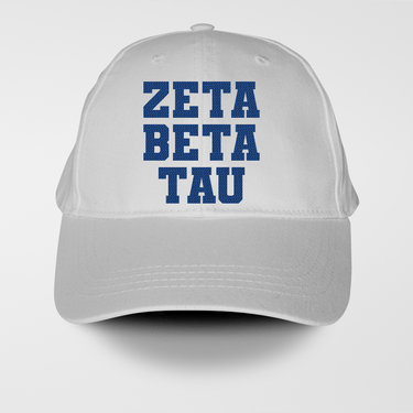 Zeta Beta Tau Customize Your Own Embroidered Hat (BX880)