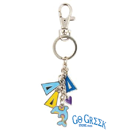 Delta Delta Delta Charm Keychain – Go Greek Store