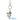 Delta Delta Delta Charm Keychain