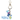 Alpha Delta Pi Charm Keychain
