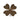 Wooden Mini Shamrock Symbol