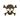 Wooden Mini Skull Symbol